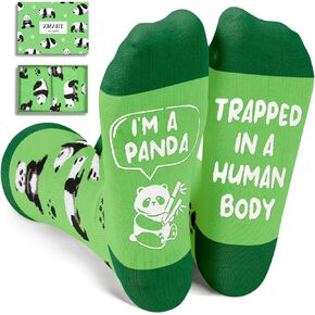 Zmart Funny Squirrel Gifts for Squirrel Lovers, Fun Squirrel Socks for Women Men Mom Dad Him Her Stocking Stuffers