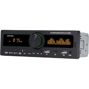 Car Radio Receiver, AUX Input Car Stereo MP3 Player Plug and Play Bluetooth 5.0 FM AM Radio for Automobile (80A)