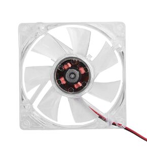 4Pin Mute PC Case Cooling Fan, 80mm LED Light 12V Computer Cooler, for Computer Case Cooling(Blue)
