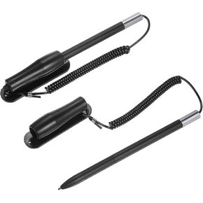 MECCANIXITY 2pcs Stylus Pens for Resistive Touch Screens Spring Universal Resistance Capacitive Stylus Pen for Car Navigation GPS POS, Black