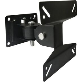 Small TV Monitor Wall Mount Tilt Swivel Bracket Fits 14 17 19 20 22 24 Inch Flat Panel Screen LCD LED