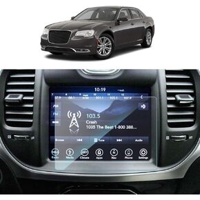 for 2011-2023 Chrysler 300 Screen Protector for 2023 Chrysler 300 Uconnect 8.4 Inch Navigation Display Tempered Glass Anti-Glare HD Clear