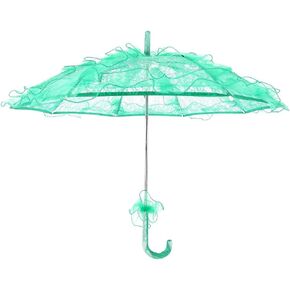 Lace Umbrella, Vintage Parasol Wedding Bridal Umbrella, Party Wedding Supplies Performance Prop, 23.6in