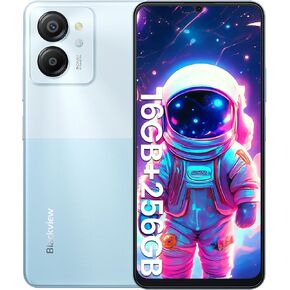 Blackview Color 8 Phone Unlocked,16GB+256GB /2TB Expansion, Android 13 Smartphone, 6.75" HD+ Display,50MP Camera, Triple Card Slot,Focus Mode/Game Mode/Child Mode,Fingerprint Unlocked,Face ID