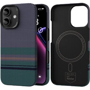 BENKS for iPhone 16 Pro Max Case Compatible with Magsafe, [Aurora ArmorAir] Built with Dupont Kevlar 600D Aramid, Ultra Slim & Lightweight iPhone 16 Pro Max Minimalist Case