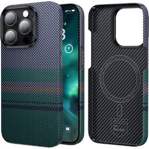 BENKS for iPhone 16 Pro Max Case Compatible with Magsafe, [Aurora ArmorAir] Built with Dupont Kevlar 600D Aramid, Ultra Slim & Lightweight iPhone 16 Pro Max Minimalist Case