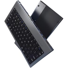 Yoidesu Wired Keyboard with USB C Hub, 11 in 1 USB C Docking Station & 78 Keys Corded Computer Keyboard with 4K VGA USB3.0x3 100W PD 1000Mbps RJ45 TF Slot 3.5mm AUX