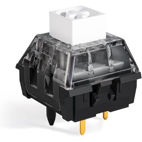 Kailh Box White V2 Clicky Switch, 5 Pin 45gf Dustproof Gaming Typing Switch for MX Mechanical Keyboards (108pcs)