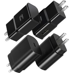 كتلة شحن سريعة USB C، حزمة كبيرة 25 وات شاحن PD مع محول شاحن من النوع C متوافق مع Samsung Galaxy S22Ultra/S22+/S22/S21/S21Ultra/S20/Note20/10، iPhone 15/14/13 Pro Max/Mini/XS/XR /X، آي باد in Kuwait