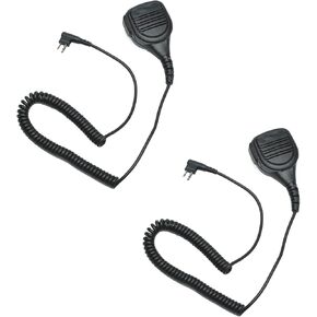 ميكروفون راديو CP200D، ميكروفون كتف مكبر صوت لراديو موتورولا 2 دبوس 3.5 ملم مقبس صوت متوافق مع موتورولا CP200 CP185 RDM2070d Bpr40 جهاز اتصال لاسلكي ثنائي الاتجاه 2 حزمة in Kuwait