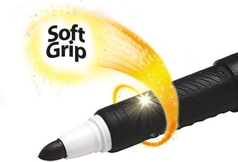 BIC GDEP41-Ast Great Erase Low Odor Dry Erase Markers, Fine Point, Assorted, 4 Dry Erase Markers in Saudi Arabia