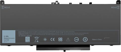 بطارية BNDeluxe J60J5 R1V85 451-BBSX 451-BBSY 451-BBSU MC34Y 242WD PDNM2 0MC34Y مناسبة لاستبدال بطارية الكمبيوتر المحمول Dell Latitude E7270 E7470 7.6V 55WH 4-Cell in Kuwait