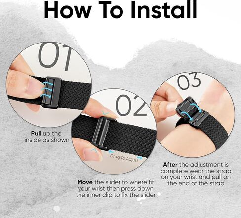 Magnetic Braided Solo Loop Compatible with Apple Watch Band 40mm 41mm 38mm 45mm 44mm 42mm 46mm 49mm Women Men, Stretchy Elastic Wristband Strap for iWatch SE SE 2 Series 10 9 8 7 6 5 4 3 Ultra Ultra 2 in Kuwait