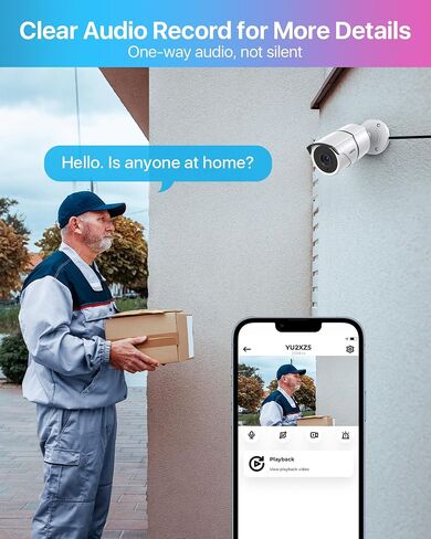 كاميرا ZOSI 3K 5MP Pan/Tilt WiFi Security Camera، C296 Plug-in Home Surveillance Camera Outdoor، اكتشاف مركبة الشخص، تتبع الإنسان، رؤية ليلية، صوت ثنائي الاتجاه، صفارة الإنذار الكاشفة، تخزين السحابة وبطاقة SD in Saudi Arabia