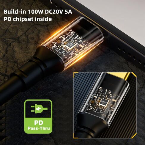 سلك تمديد xiwai USB4 من النوع C ذكر إلى أنثى، كابل بيانات شاحن USB-C ملفوف للوحة المفاتيح 20 جيجابت في الثانية 100 وات 8K للكمبيوتر المحمول اللوحي in Kuwait