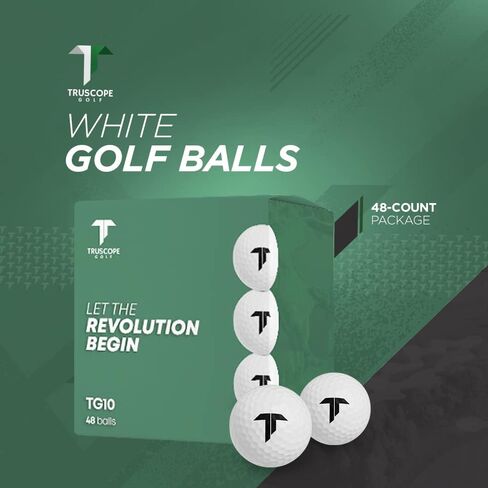 White Golf Balls - Super Soft Long Distance Golf Balls - Ionomer Soft Core Classic White Golf Balls with Less Spin and Increased Speed Helps Improve Your Game in Saudi Arabia