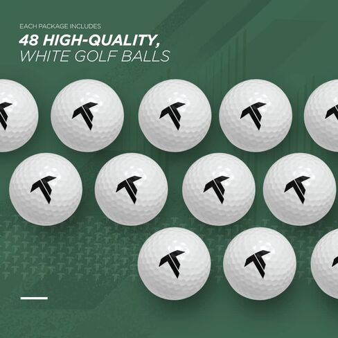 White Golf Balls - Super Soft Long Distance Golf Balls - Ionomer Soft Core Classic White Golf Balls with Less Spin and Increased Speed Helps Improve Your Game in Saudi Arabia