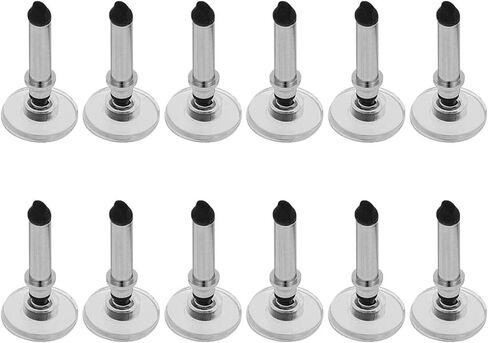 12 Pieces Universal Replacement Disc Tip Stylus Pen Tips Round Transparent Disc Tip for Touch Screen Tablet Phone Replacement Disc Tips for Stylus Pens, Pen with Stylus Tip, Styluses in Saudi Arabia