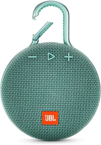 JBL CLIP 3 - Waterproof Portable Bluetooth Speaker - Teal (Renewed) in Saudi Arabia