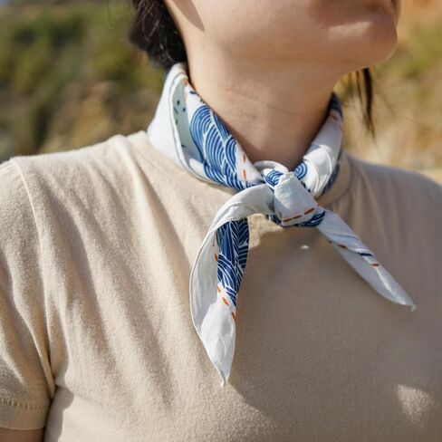 The Good Luck Angler's Bandana, 100% Cotton, Fisherman gift handkerchief, for men and women (navy blue) in Saudi Arabia