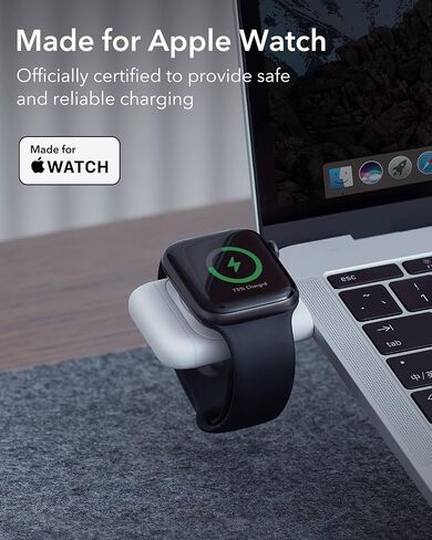 قاعدة شحن ESR 2 في 1 لأجهزة Apple، حامل شاحن MagSafe لأجهزة iPhone [معتمد]، محطة شحن Magsafe لأجهزة متعددة iPhone 15/14/13/12، وساعة Apple، وAirPods، أسود in Saudi Arabia