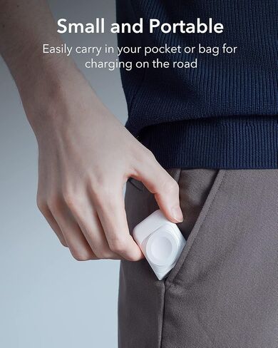 قاعدة شحن ESR 2 في 1 لأجهزة Apple، حامل شاحن MagSafe لأجهزة iPhone [معتمد]، محطة شحن Magsafe لأجهزة متعددة iPhone 15/14/13/12، وساعة Apple، وAirPods، أسود in Saudi Arabia