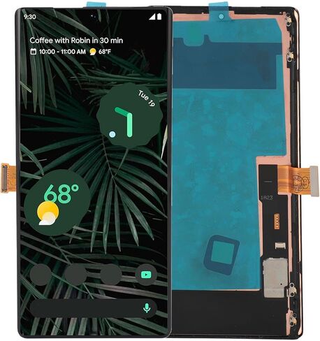 Screen Replacement Kit for Pixel 6 Pro 5G 8VOU GLUOG, Touch Display Digitizer Assembly Kit with Fingerprint Sensor, Phone Screen Replacement with Repair Tool in Saudi Arabia