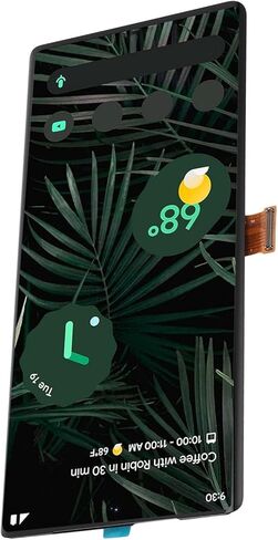 Screen Replacement Kit for Pixel 6 Pro 5G 8VOU GLUOG, Touch Display Digitizer Assembly Kit with Fingerprint Sensor, Phone Screen Replacement with Repair Tool in Saudi Arabia