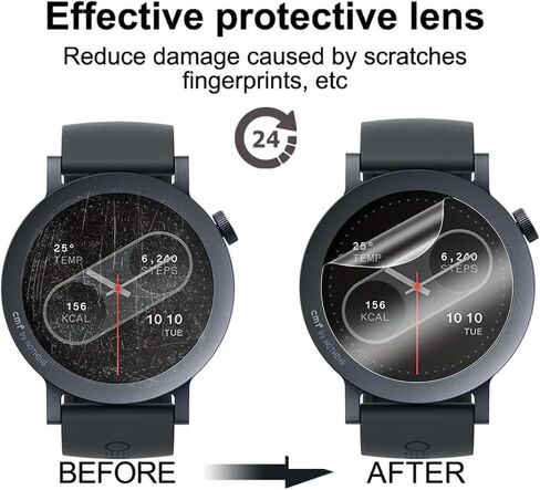 [6 Pack Screen Protector for CMF by Nothing Watch Pro 2, Hydrogel Film [High Sensitivity, Not Glass, HD] CMF by Nothing Watch Pro 2 Protector Film in Saudi Arabia