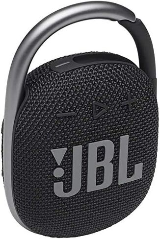 JBL Clip 4 - مكبر صوت بلوتوث محمول مع بطارية مدمجة، IP67 مقاوم للماء والغبار، حجم صغير وصوت رائع. - أسود (متجدد) in Saudi Arabia