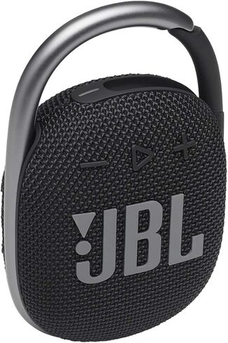 JBL Clip 4 - مكبر صوت بلوتوث محمول مع بطارية مدمجة، IP67 مقاوم للماء والغبار، حجم صغير وصوت رائع. - أسود (متجدد) in Saudi Arabia