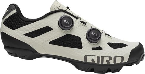 Giro Sector Men Clipless Mountain Bike Shoes - Light Sharkskin (2024), 44.5 White in Saudi Arabia