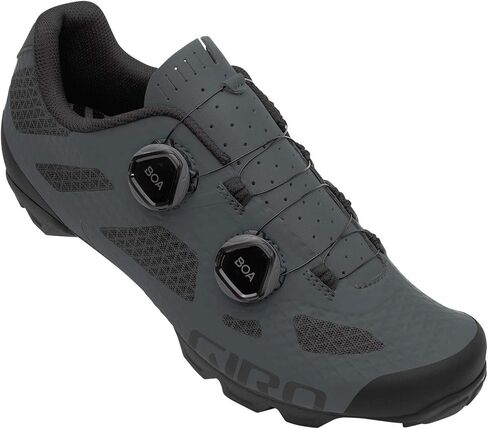 Giro Sector Men Clipless Mountain Bike Shoes - Light Sharkskin (2024), 44.5 White in Saudi Arabia