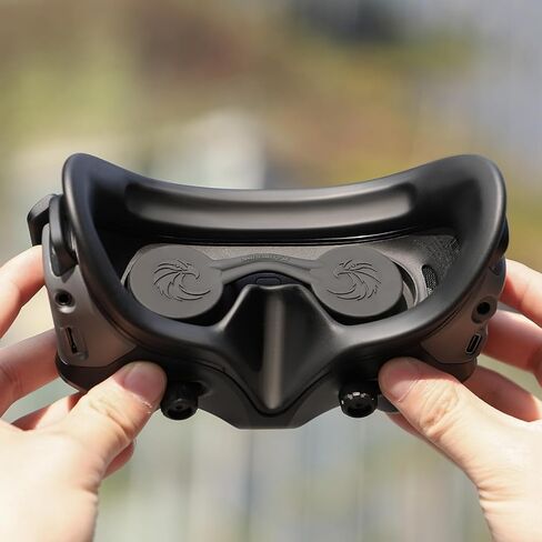 غطاء حماية لعدسات السيليكون من CAPART لنظارات DJI Avata 2، واقي عدسة VR مقاوم للغبار ومقاوم للخدش وناعم ومريح in Kuwait