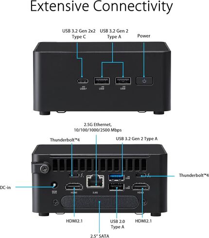 NUC 14 Pro NUC14RVHU7 Mini Desktop Computer/Mini PC/HTPC 14th Gen. Intel Core Ultra 7 Processor 155H,Intel Arc GPU,Barebone System,NO RAM,SSD,OS in Saudi Arabia