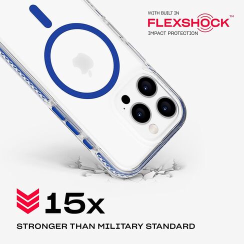 Tech21 EvoCrystal for iPhone 16 Pro - Compatible with MagSafe - Impact Protection Case 15x Military Standard Tested - in Black in Kuwait