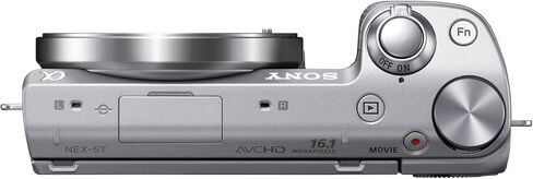 Sony NEX-5 16MP Mirrorless Digital Camera with Kit with Lens Sone E Mount Lens System (Silver) (Renewed) in Saudi Arabia