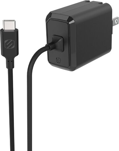 شاحن حائط Scosche HPDC86-SP Powervolt Type-C مع كابل مدمج من النوع C لأجهزة Apple Lightning in Saudi Arabia
