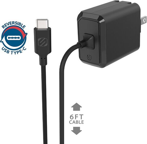 شاحن حائط Scosche HPDC86-SP Powervolt Type-C مع كابل مدمج من النوع C لأجهزة Apple Lightning in Saudi Arabia