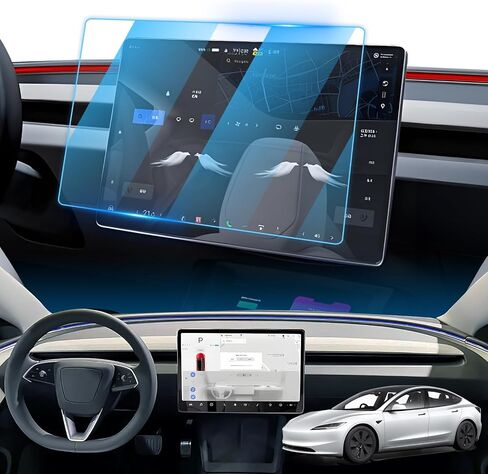 واقي شاشة LFOTPP 4P لـ 2024 Tesla Model 3 15 بوصة و8 بوصة الصف الخلفي لمس البلاستيك [أحدث 2024 Tesla Model 3 Base/Long Range/Performance] 2024 Tesla Model 3 الملحقات in Kuwait
