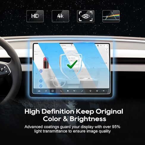 واقي شاشة LFOTPP 4P لـ 2024 Tesla Model 3 15 بوصة و8 بوصة الصف الخلفي لمس البلاستيك [أحدث 2024 Tesla Model 3 Base/Long Range/Performance] 2024 Tesla Model 3 الملحقات in Kuwait