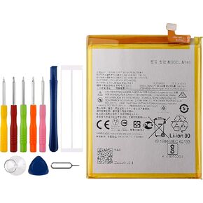 New NT40 Replacement Battery Compatible with Moto G Pure 2021 XT2163 with Toolkit.