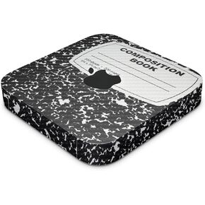 Carbon Fiber Skin Compatible with Apple Mac Mini M2 Pro (2023) - Composition Book - Premium 3M Vinyl Protective Decal Cover - Easy to Apply | Crafted in The USA by MightySkins