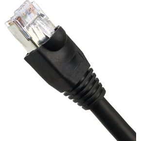 Ultra Spec Cables 10ft Cat5e Outdoor Waterproof Ethernet Cable Direct Burial Shielded (Pure Copper)