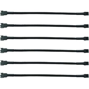 TAODAN 6PCS 4 Pin PWM Fan Distributor Cable 10.6 Inch PC Fan Extension Cable Compatible with PWM Fan Hubs and Computer Case Cooling Fan
