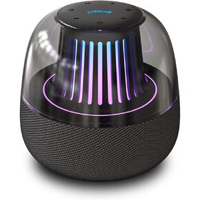 ALLWAY LED Bluetooth Speakers, 8 Light Modes, Super Bass & 360° HD Sound, APP Control, Built-in Microphone for Easy Calls, Bluetooth 5.3 Speakers, TWS Pairing for Home, Party, Camping, Travel