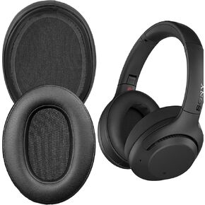 WH-XB900N Replacement Earpads XB900N Ear Pads Ear Cushions Ear Cups Cover Muffs Parts Accessories Compatible with Sony WH-XB900N,WH-CH720N, WH-CH710N, WH-CH700N Headphones. (Black)