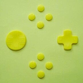 ABXY Button Sticker D-pad Move Direction Key Cross Button Cover Cap Thumb for Nintendo Switch NS Joy-con Controller (Color 2)