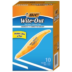 BIC Wite-Out Brand Exact Liner Correction Tape, White, 2-Count