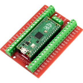 for PI PICO Mini Brekaout Board Soldered with Screw Terminal 2.54mm Compatible for Raspberry Pi Pico (2pcs)